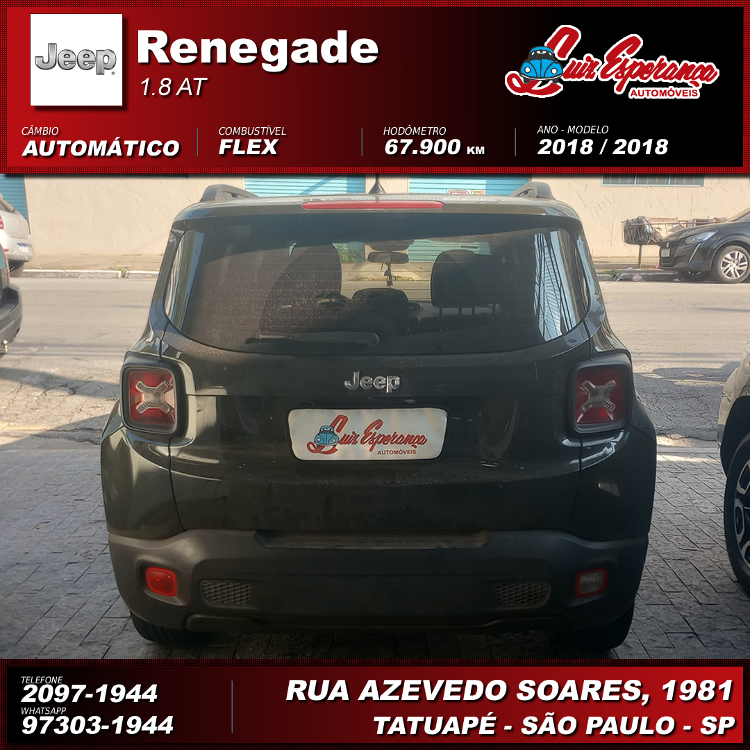 Jeep Renegade 1.8 Flex Verde 2018