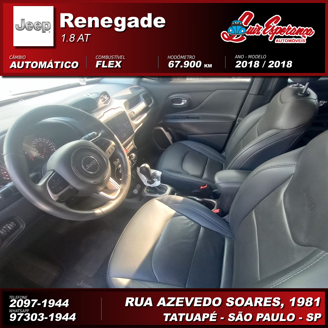 Jeep Renegade 1.8 Flex Verde 2018